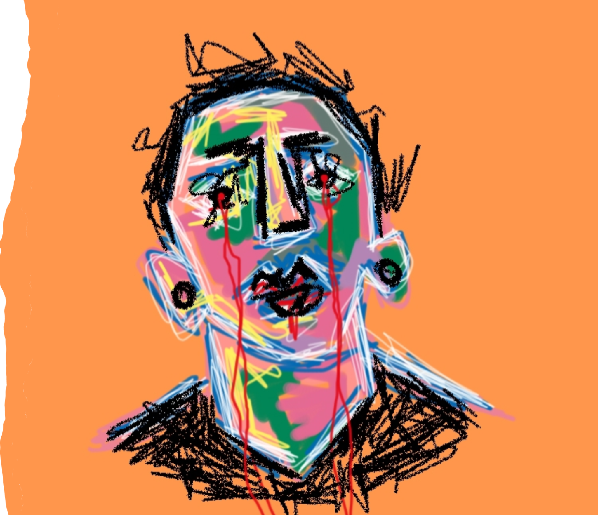 Que emoções o artista pretende transmitir com a sua obra?
